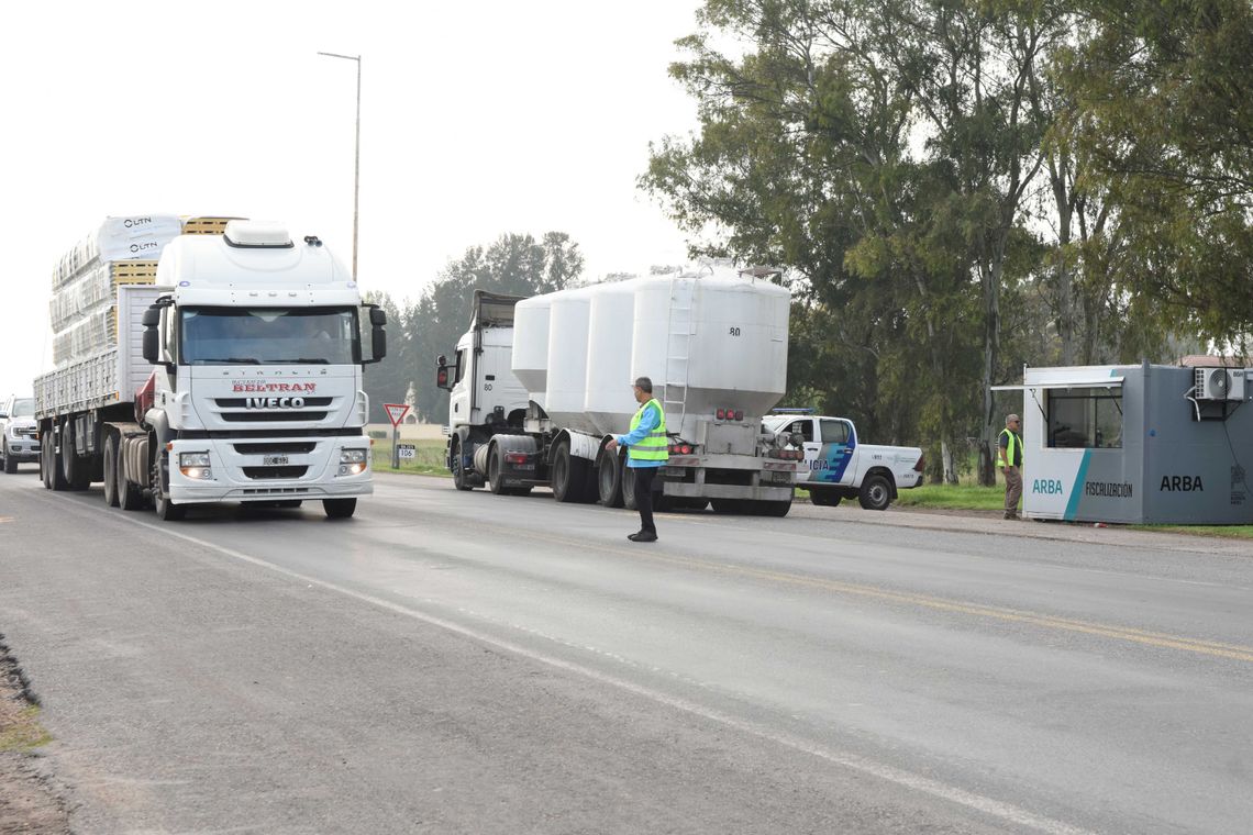 ARBA fiscaliza 20 puntos en la Provincia para garantizar la trazabilidad del traslado de granos