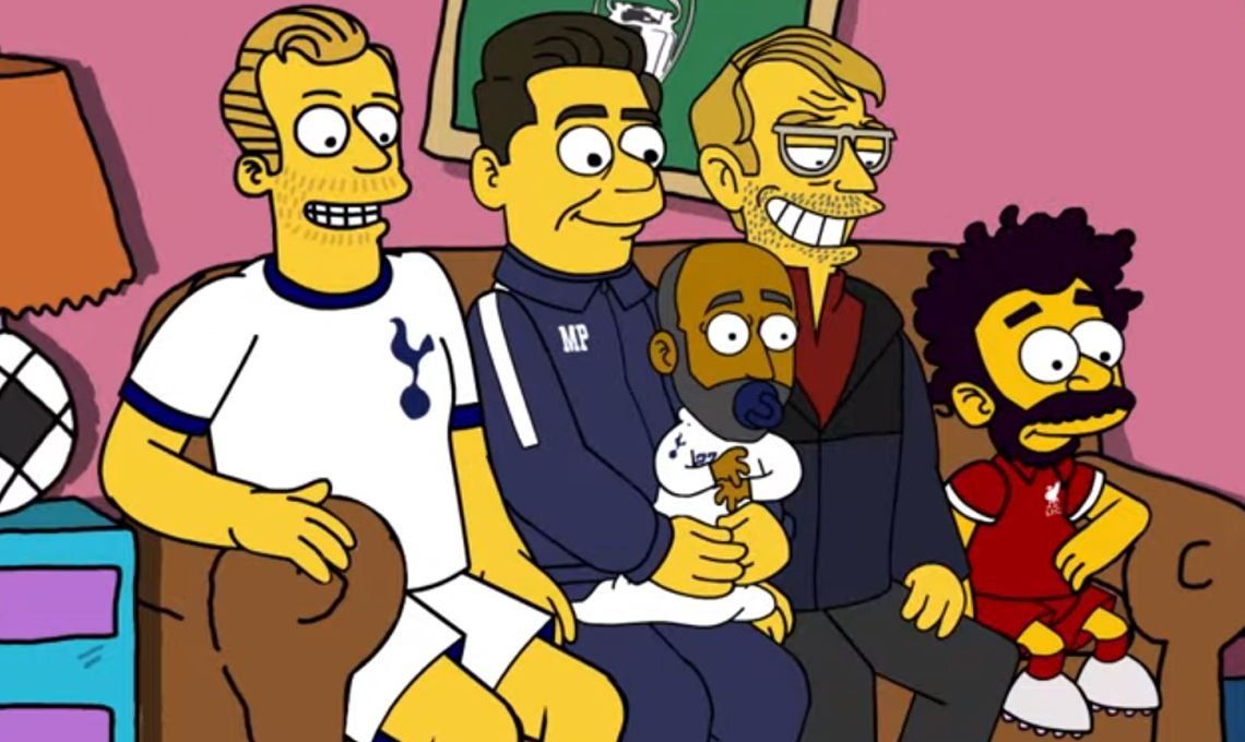La final de la Champions League también se juega en Springfield y Los Simpsons serán espectadores de lujo del duelo Liverpool-Tottenham