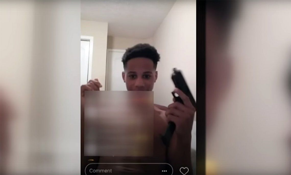 Transmitía un video en vivo en Instagram mientras jugaba con un arma: se mató