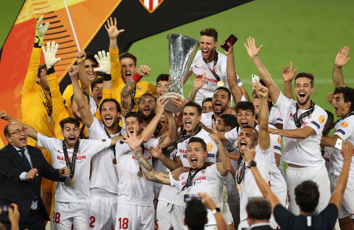 El Sevilla de Banega, Ocampos y Vázquez se coronó campeón de la Europa League