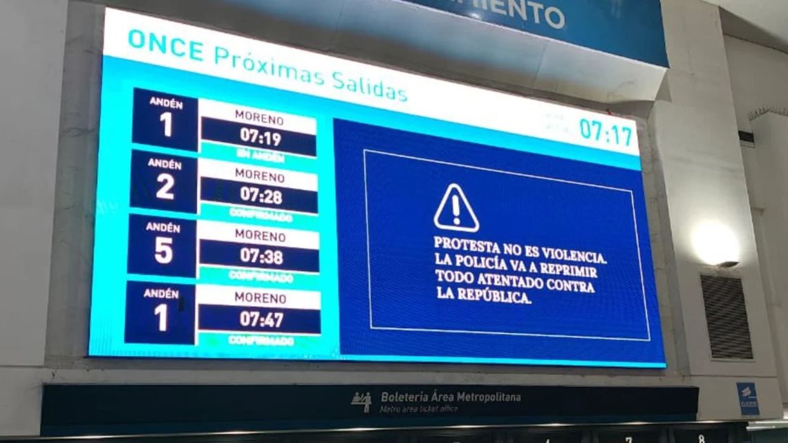 El Gobierno advierte que reprimirá a los violentos en la Marcha de Jubilados 