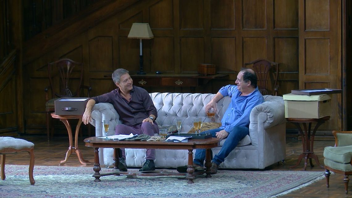 Julio Chávez y Adrián Suar en 