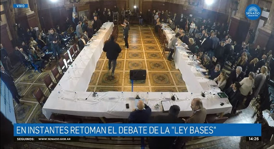 La Ley Bases Y El Paquete Fiscal Vuelven A Tratarse En El Senado 8838