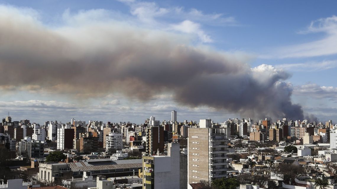 Grave impacto para la salud por el humo frente a Rosario