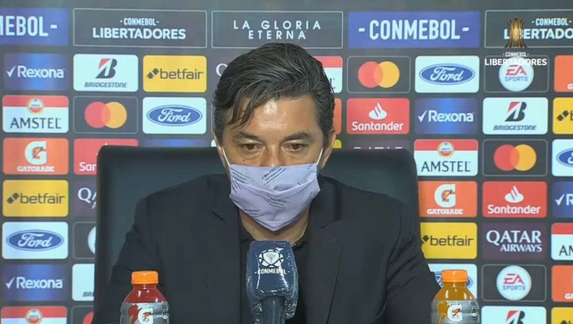 Marcelo Gallardo habló en conferencia al finalizar el partido.