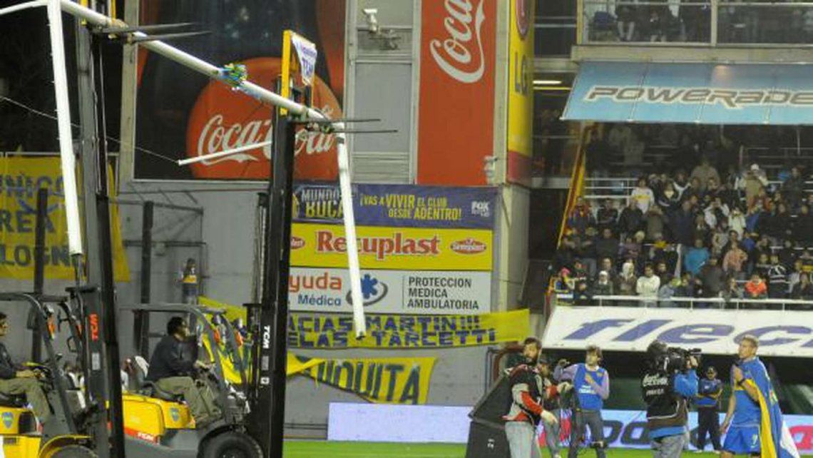El arco que Boca le regaló a Martín Palermo tras jugar su último partido en la Bombonera