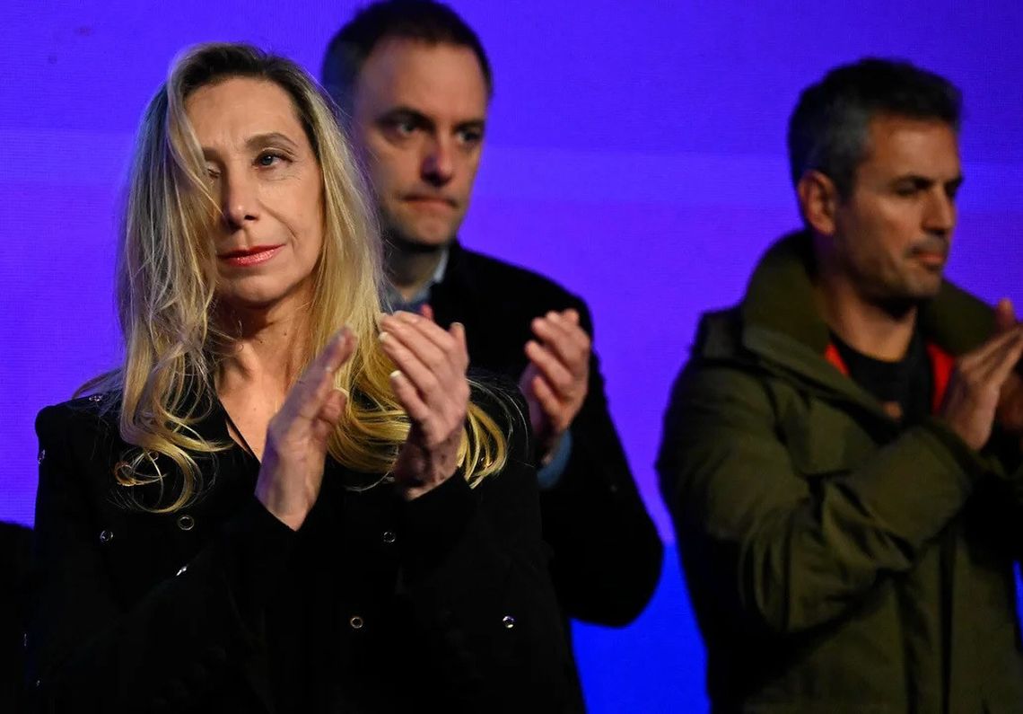 Karina Milei junto a Manuel Adorni y Martín Menem. Karina Milei junto a Manuel Adorni y Martín Menem.