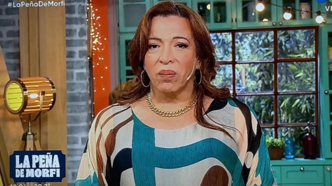 Lizy Tagliani hizo su descargo en La Peña de Morfi.