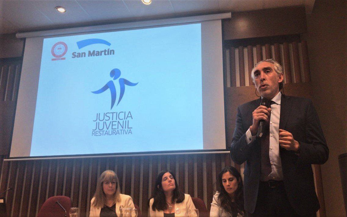 San Martín fue reconocido por su Programa Justicia Juvenil Restaurativa