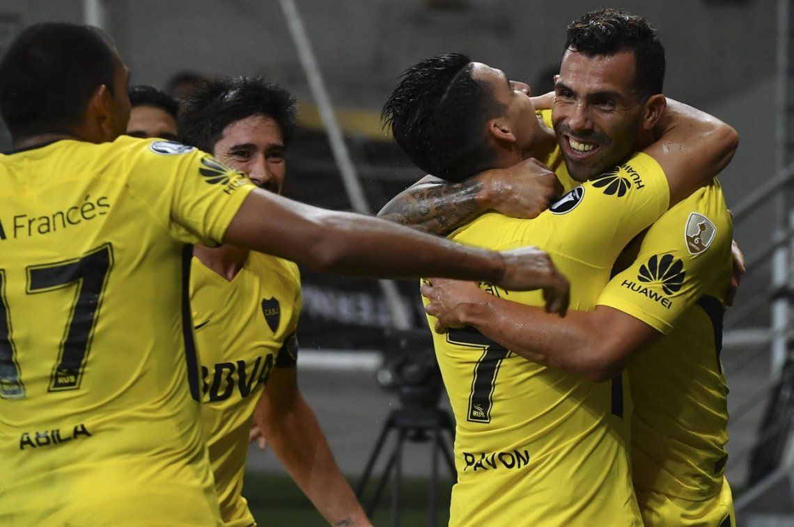 El empate agónico de Boca en Brasil, en fotos