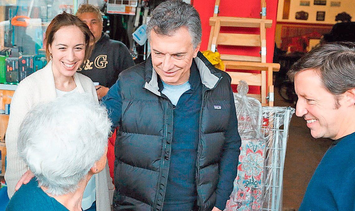 Macri y Vidal encabezaron otra jornada de timbreo