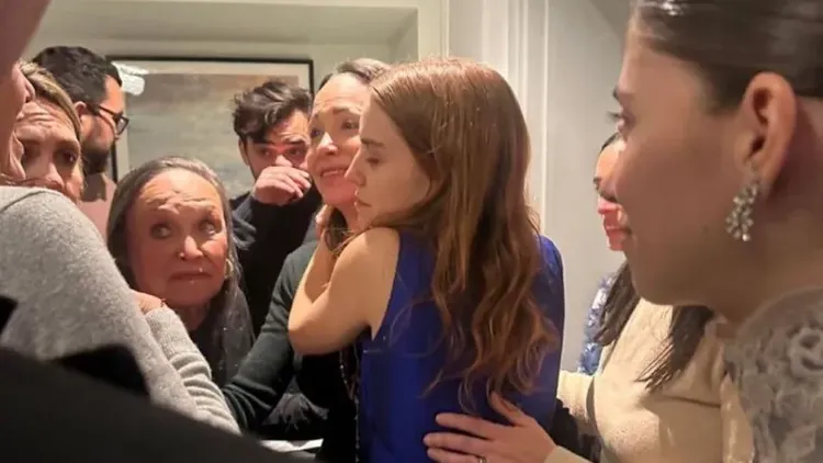 María Corina Machado junto a su hija en Noruega.