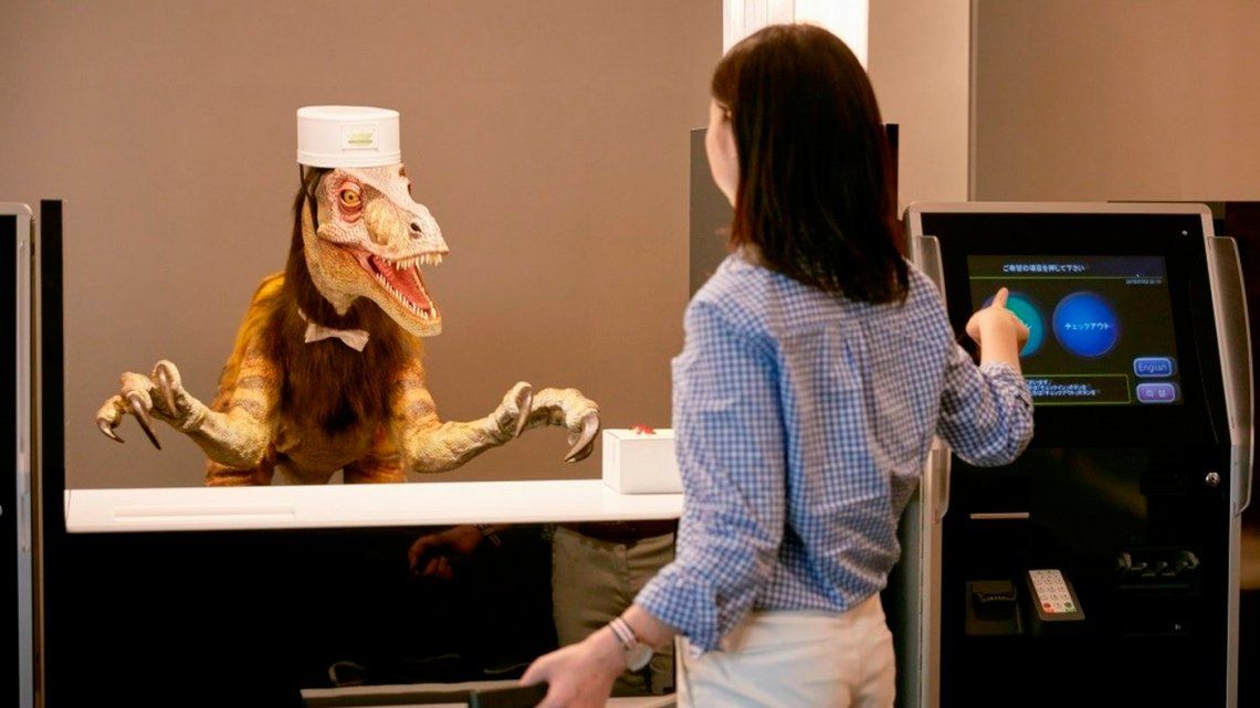 Un hotel atendido por sus propios...dinosaurios
