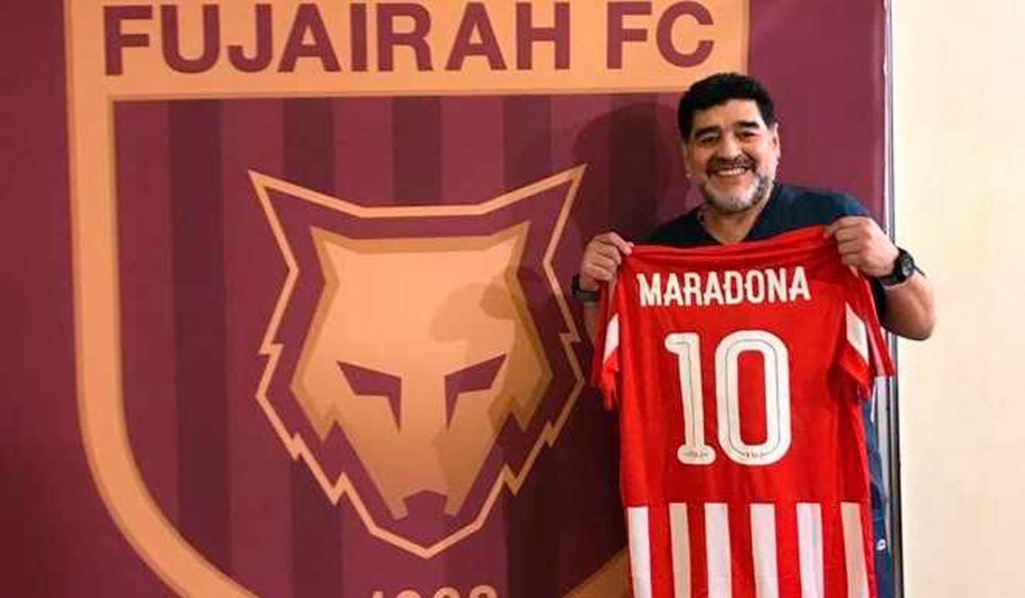 Maradona no seguirá como técnico del Fujairah