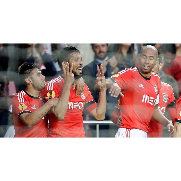 Europa League: Benfica derrotó a Juventus en un intenso partido