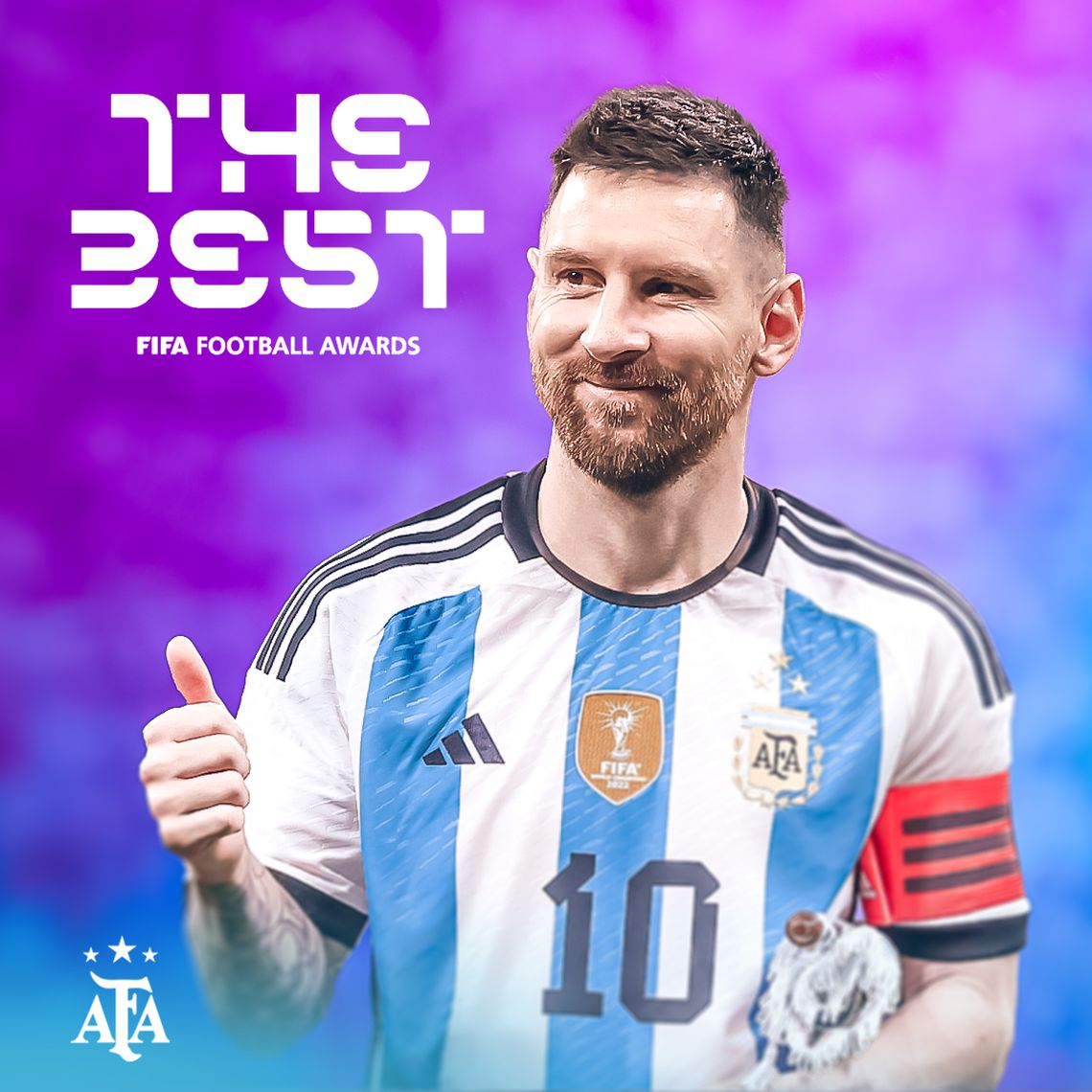 Lionel Messi superó a Haaland y Mbappé y conquistó su tercer premio The Best.