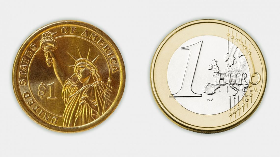 El euro y el dolar