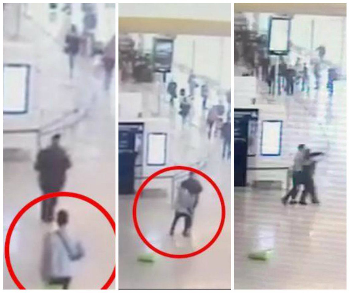 Video | El momento en el que terrorista ataca a soldado y le roba el arma