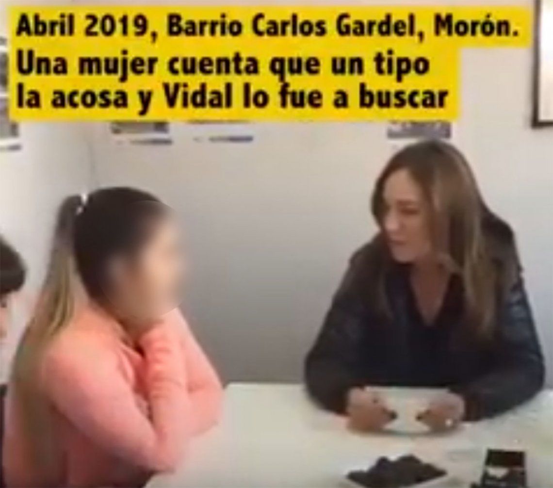 Polémica por video viralizado de María Eugenia Vidal con una víctima de violencia de género