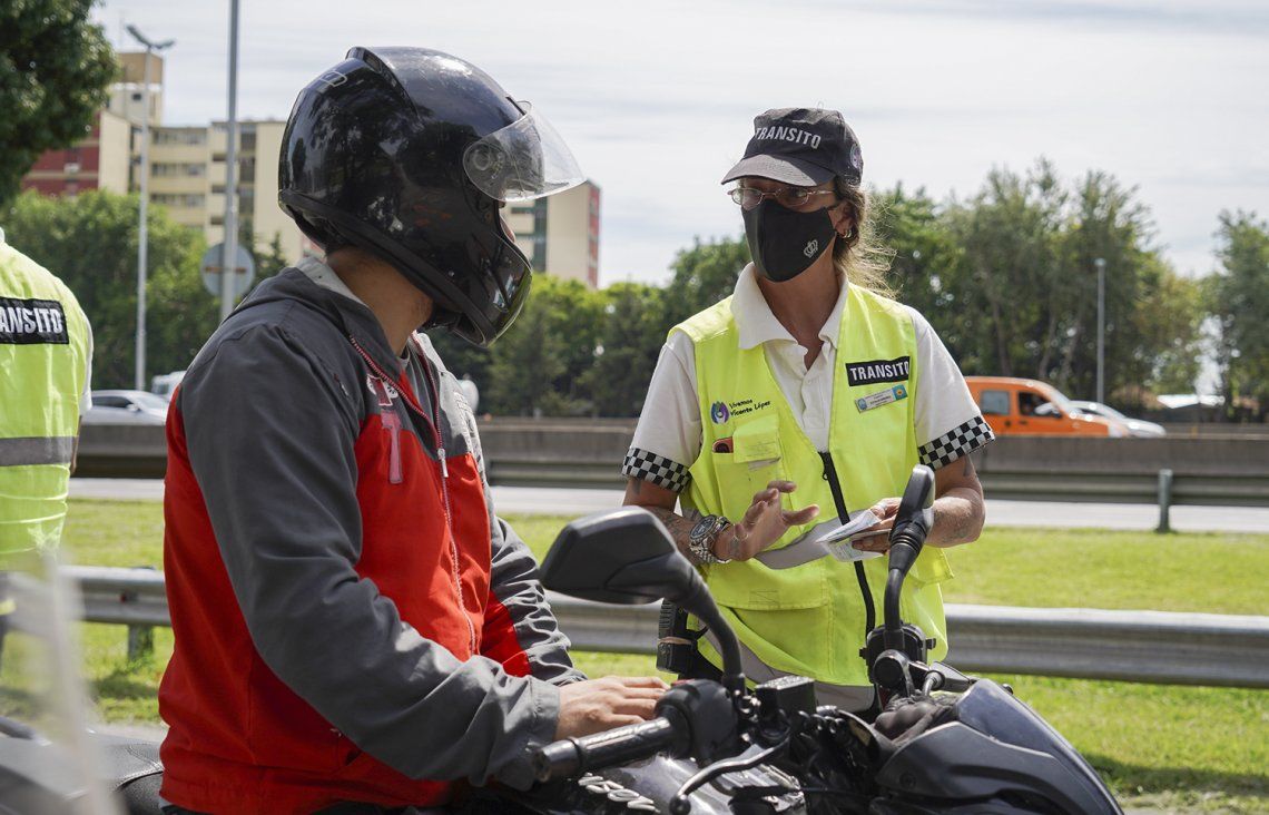 Continúan los controles de motos en Vicente López
