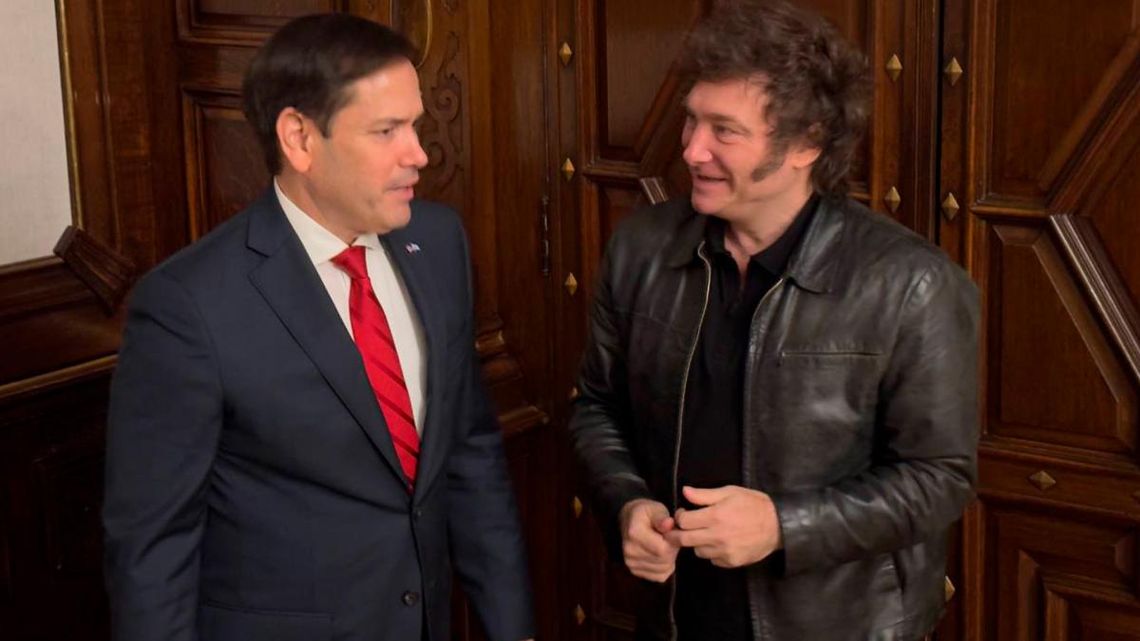 Marco Rubio y Javier Milei