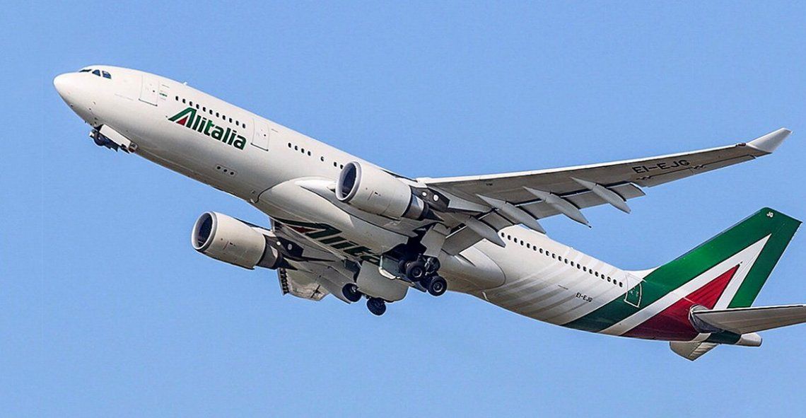 Un pasajero murió durante un vuelo de un avión de Alitalia que venía a Buenos Aires