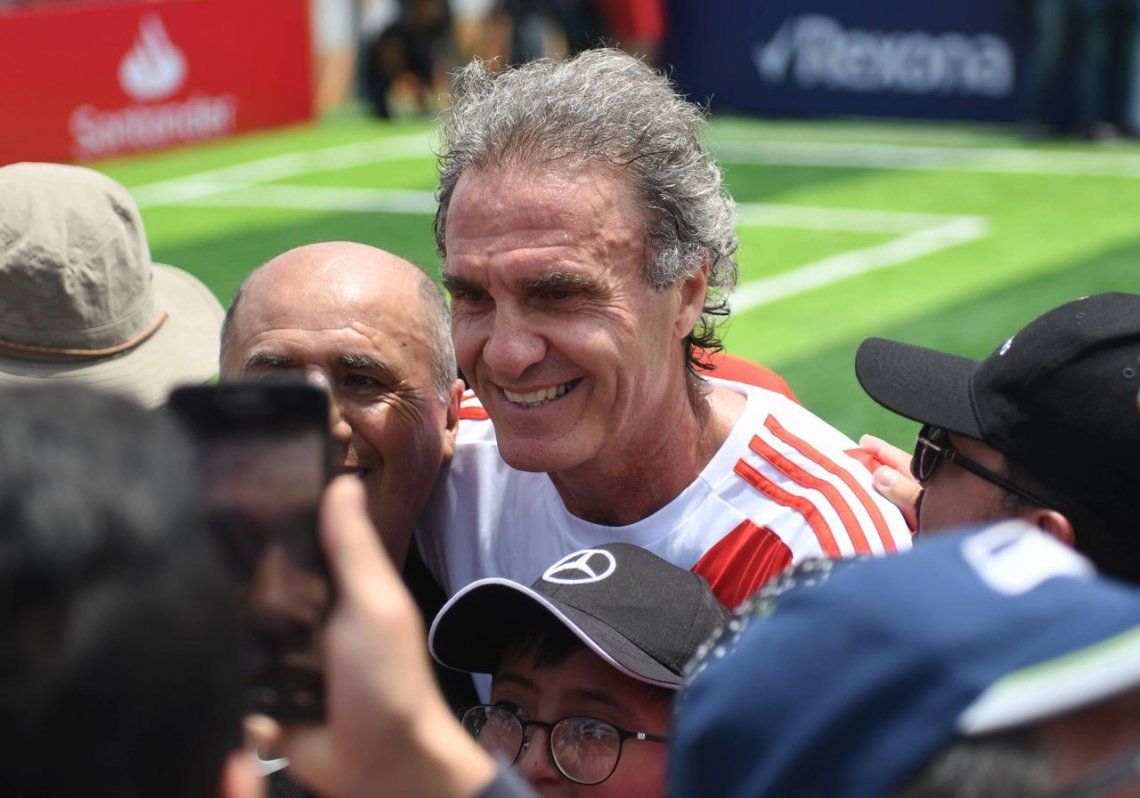 River-Flamengo: las glorias jugaron un amistoso