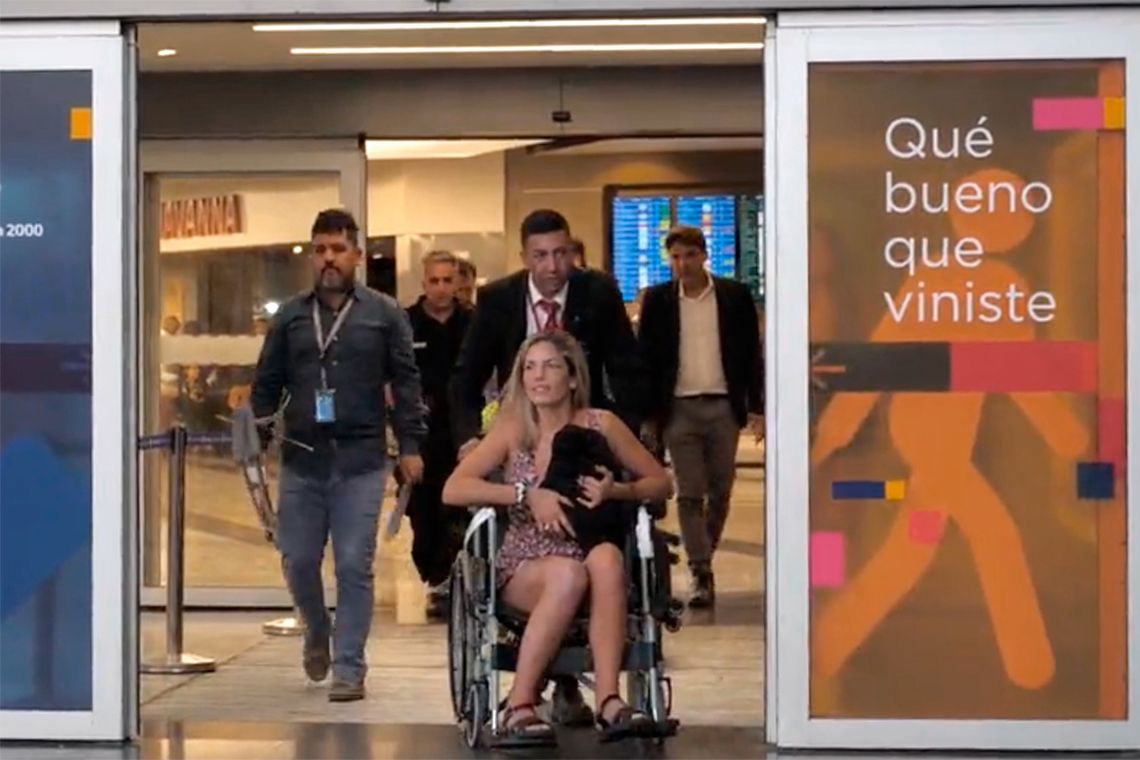 Regresó al país la argentina atropellada en Cancún en diciembre
