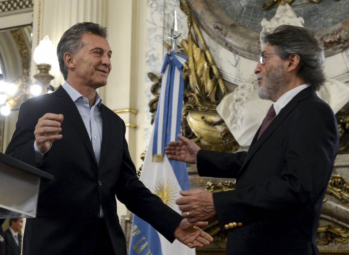 Mauricio Macri homenajeó a Alberto Abad en Casa Rosada