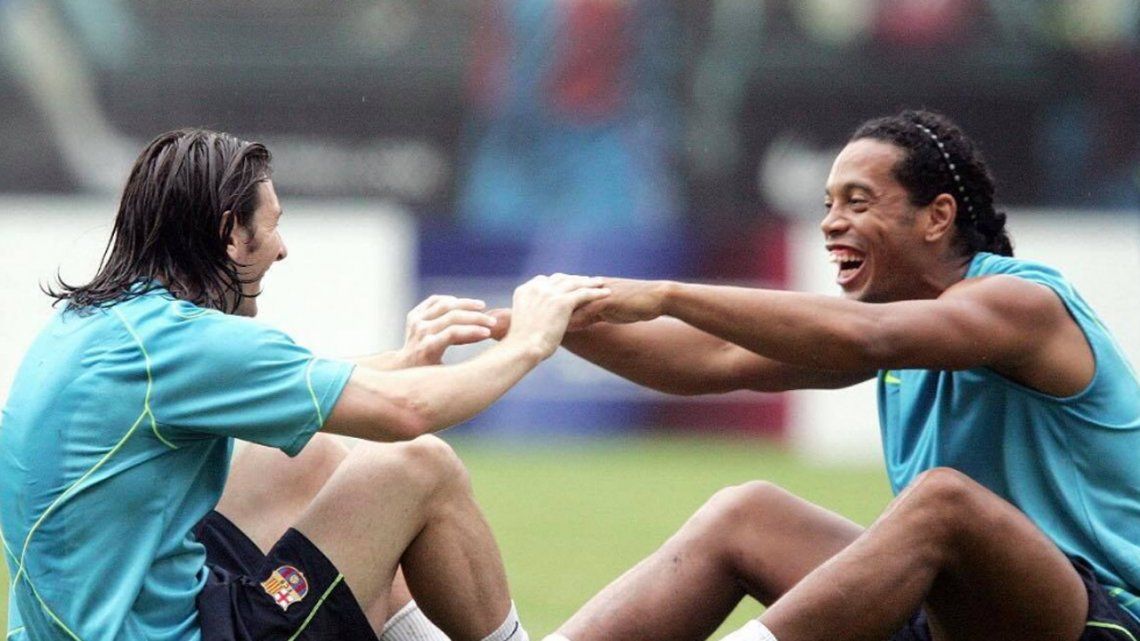 La emocionante carta de despedida de Messi a Ronaldinho