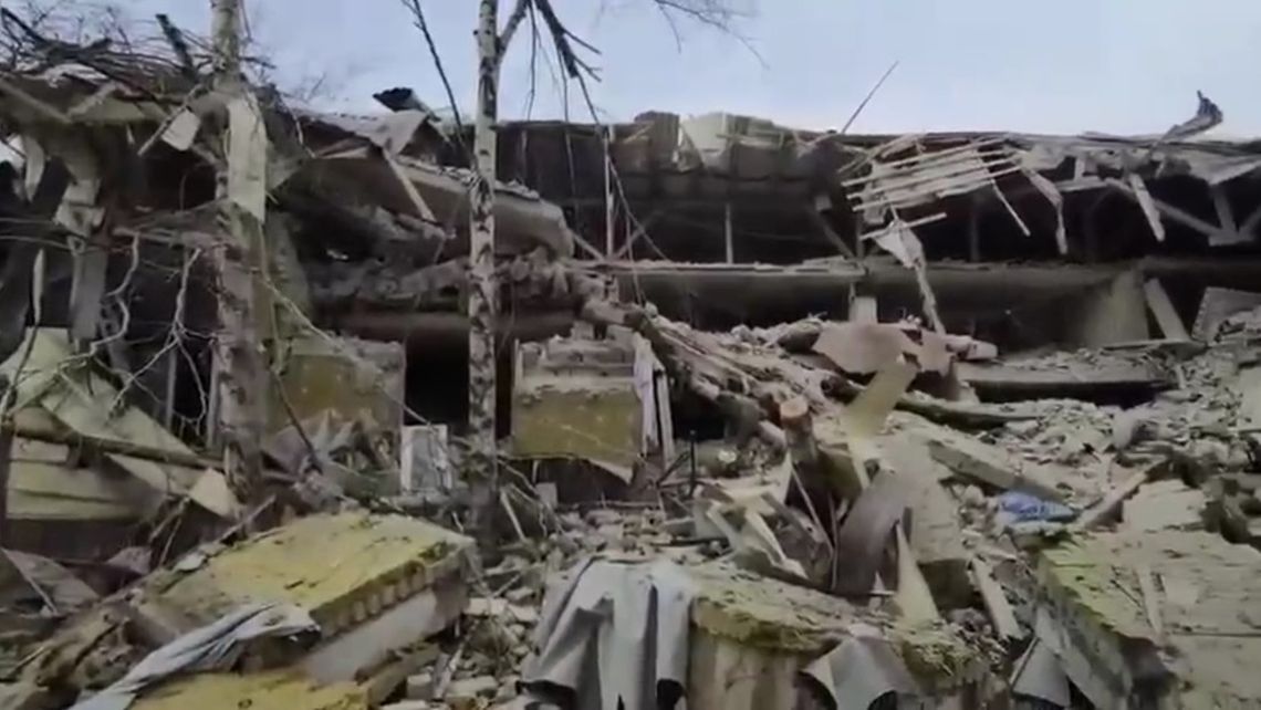 Rusia denunció que Ucrania bombardeó un hospital cerca de Lugansk.
