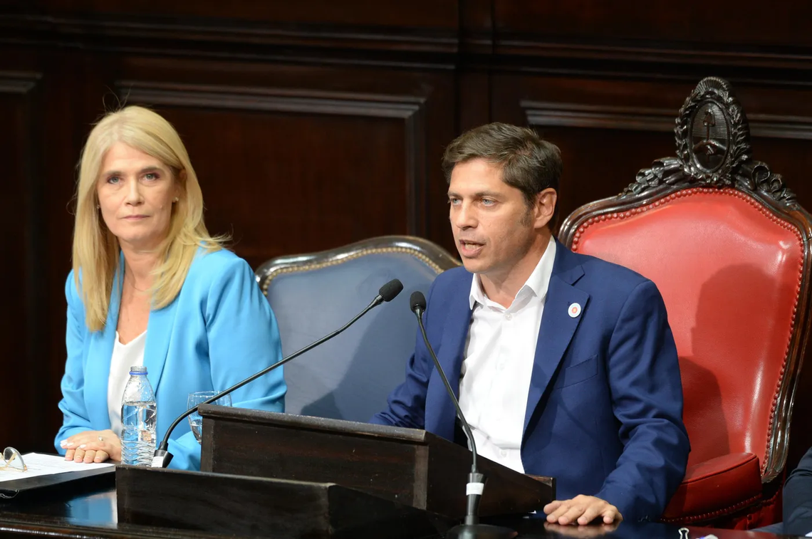 Kicillof brindó un discurso extenso ante la Asamblea Legislativa bonaerense.