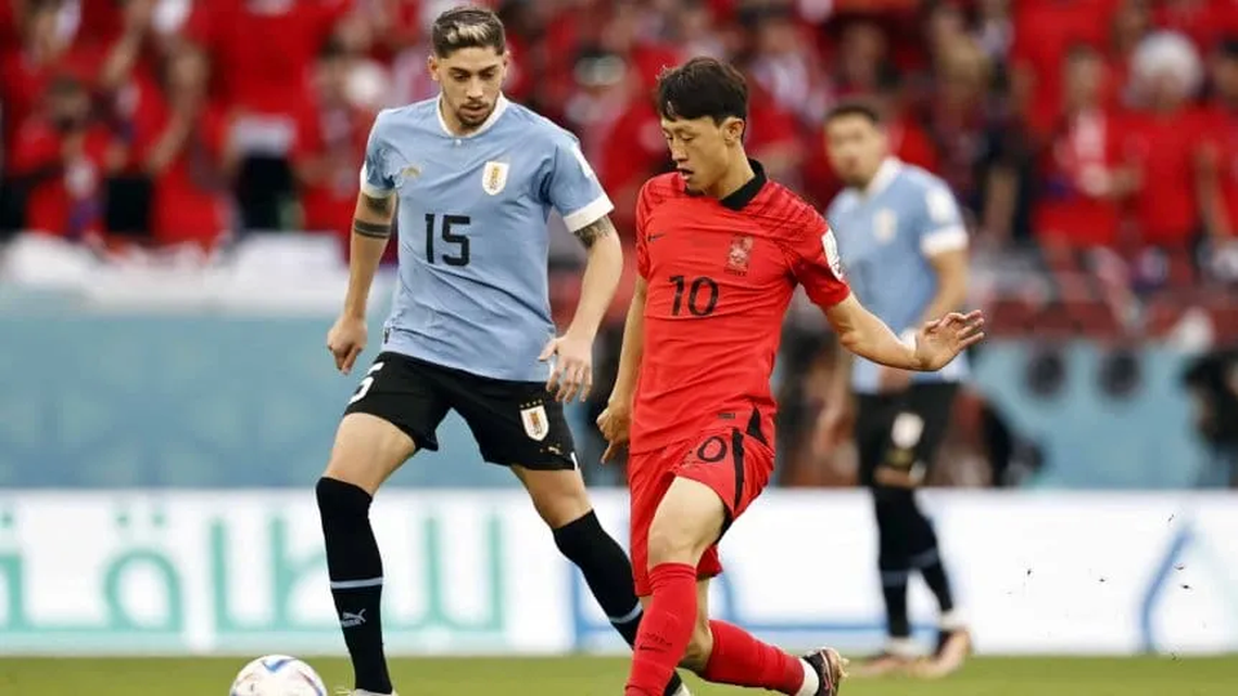 Uruguay y Corea del Sur dividieron puntos.