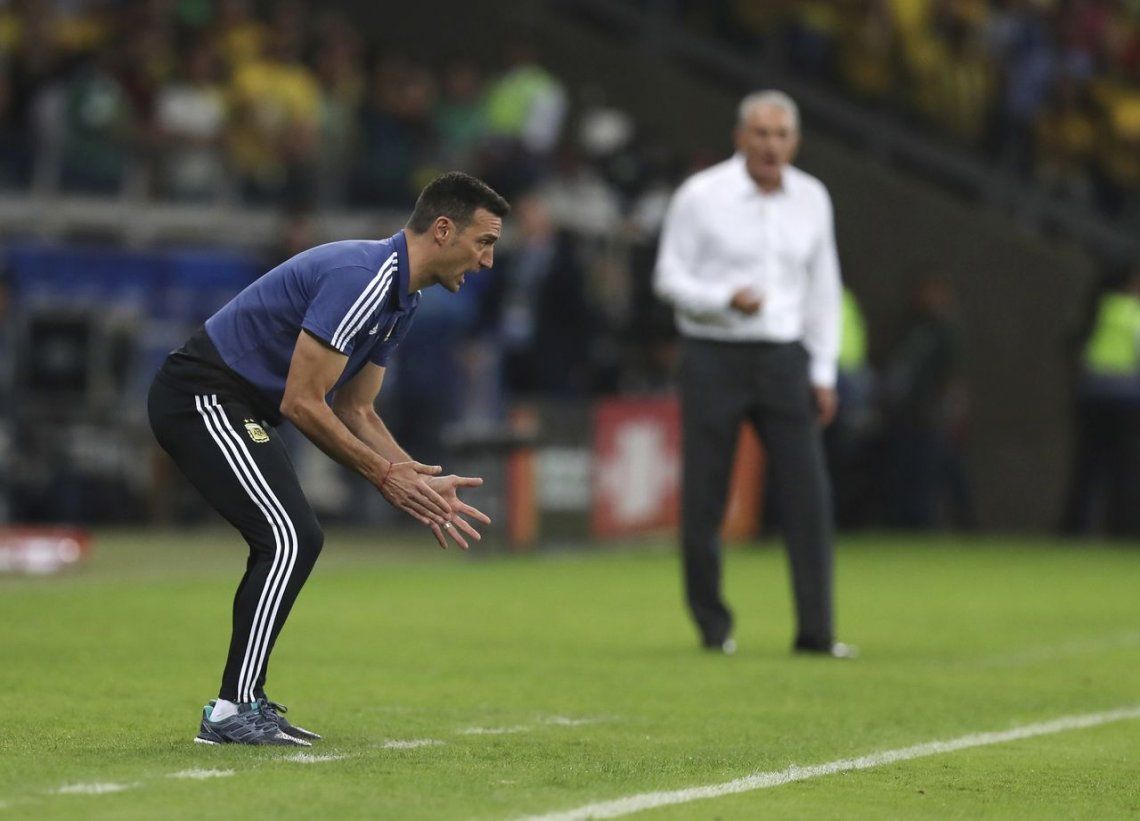 Scaloni: El árbitro no me gustó, las chiquititas fueron todas para Brasil