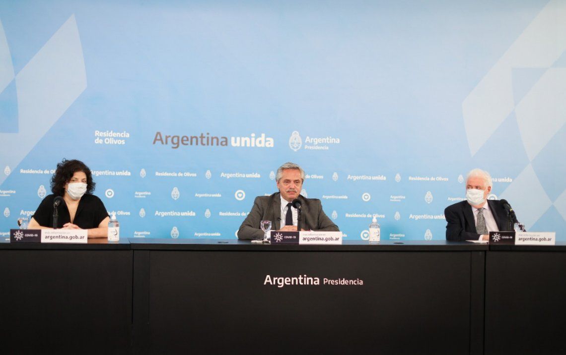 El presidente anunció el inicio del Distanciamiento Social en el Área Metropolitana de Buenos Aires