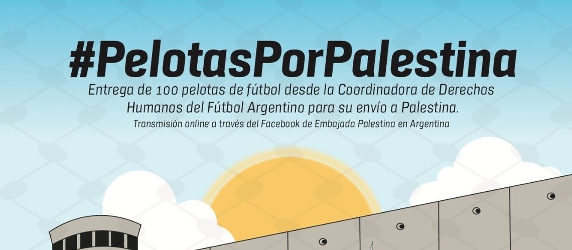 Campaña pro Palestina de hinchas de fútbol 