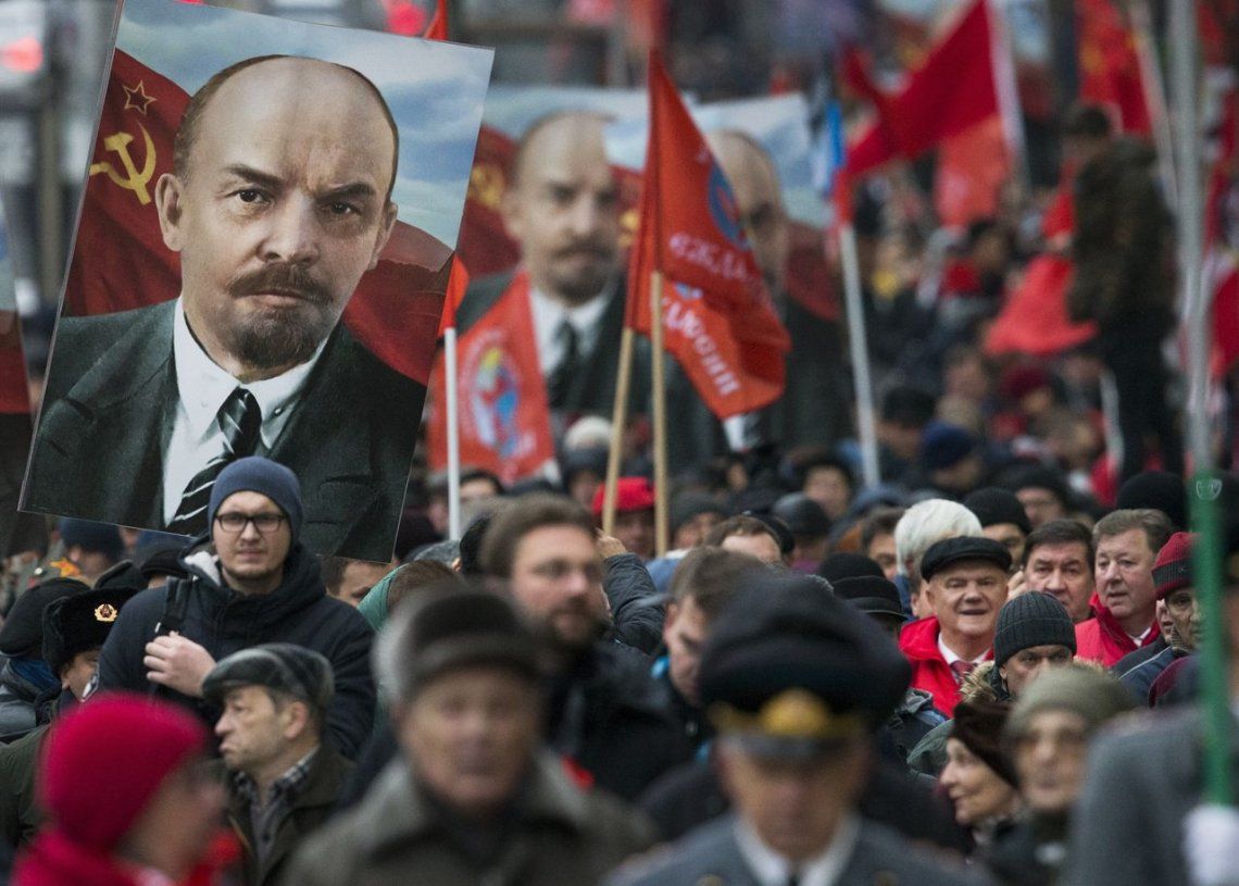 Celebraron el centenario de la Revolución Bolchevique en Rusia