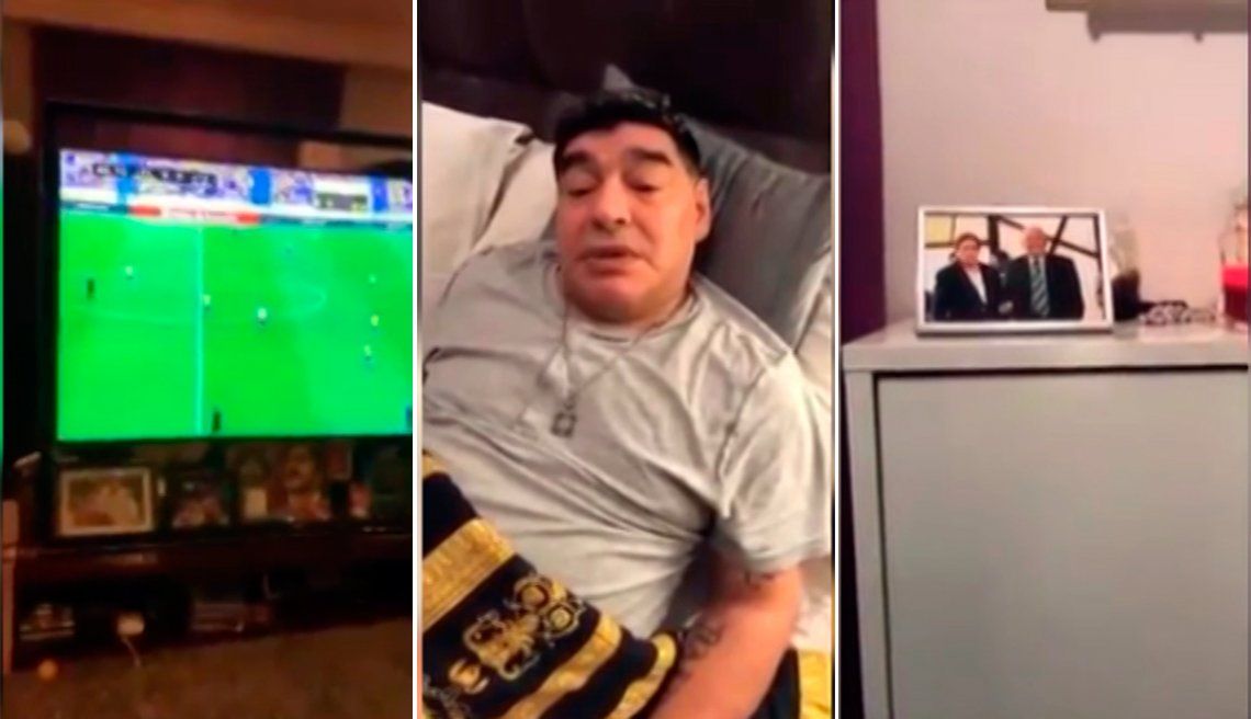 Maradona recargado en Instagram: la Selección, River y un par de furcios
