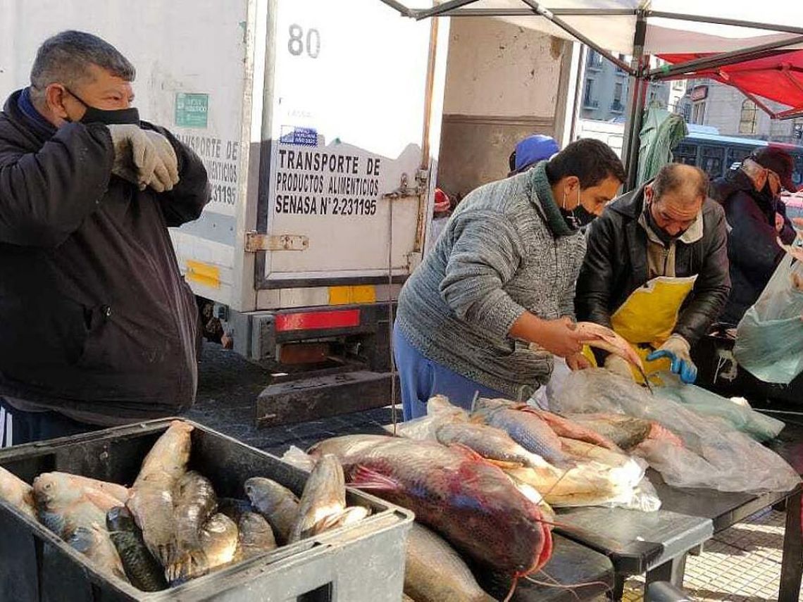 Cooperativas de pesca artesanal realizan pescadazo frente al Congreso