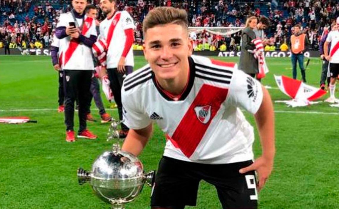 El recuerdo de Julián Álvarez de la Copa Libertadores 2018.