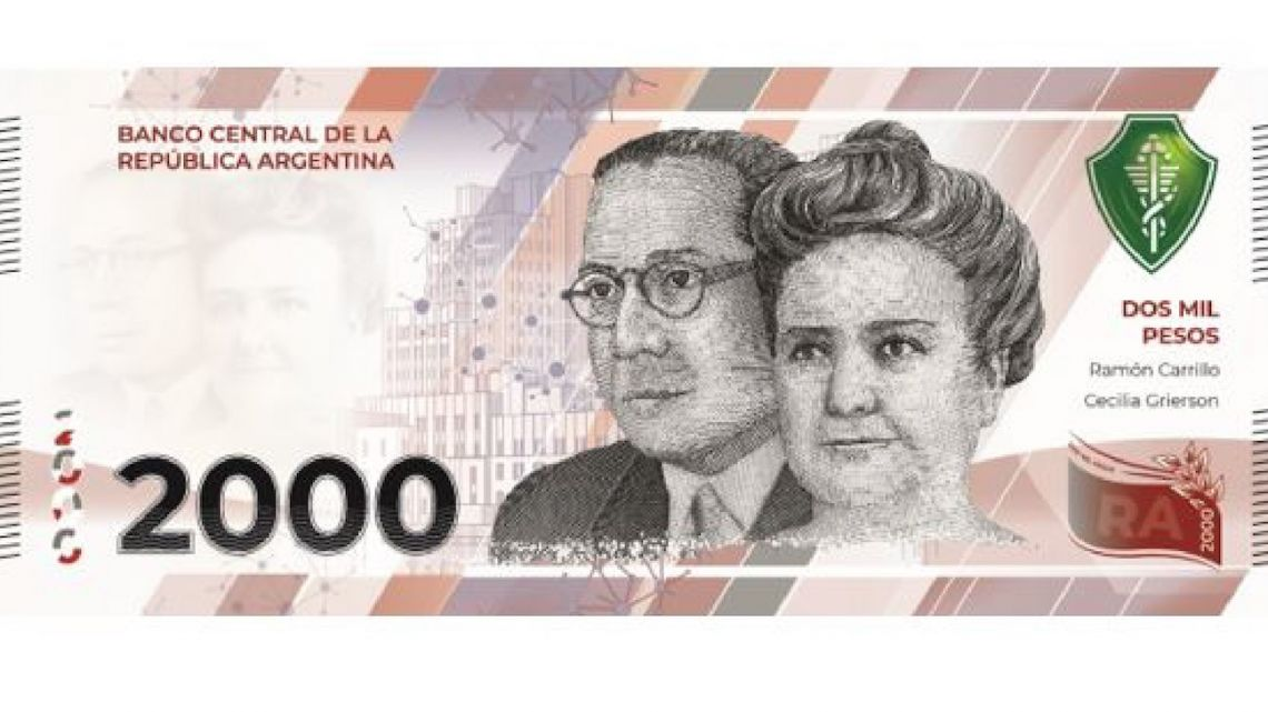 El Banco Central aprobó la emisión de un nuevo billete de $2.000