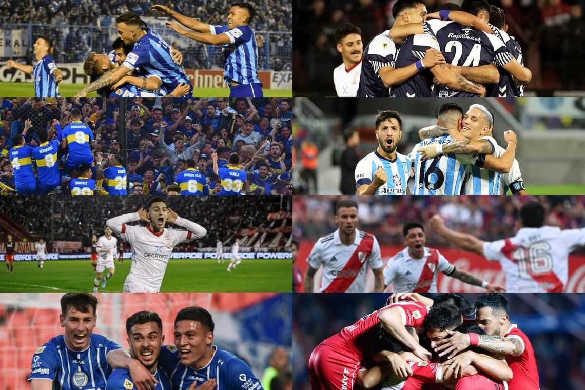 Los ocho equipos protagonistas de la Liga Profesional.
