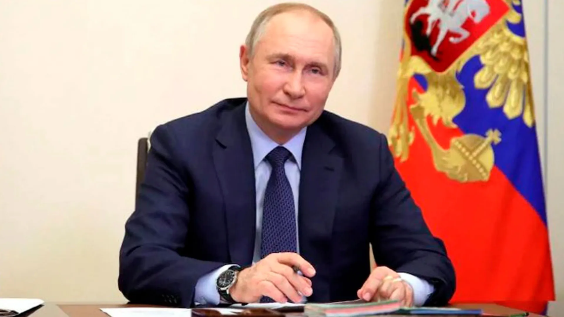 Vladimir Putin felicitó al presidente electo de Argentina