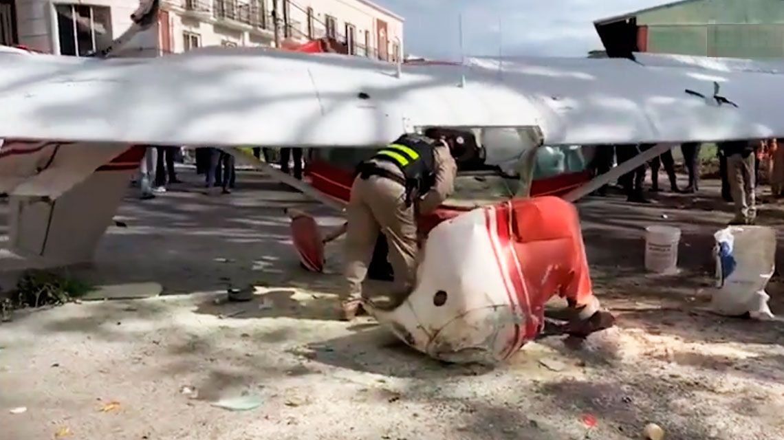 Pilotos argentinos sobrevivieron a la caída de la avioneta en la que viajaban