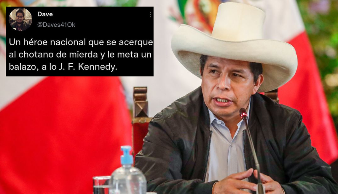 Perú: periodista pidió que alguien le meta un balazo al presidente