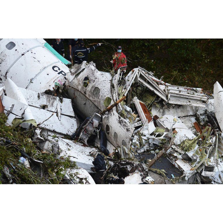 Oficial: el avión de Chapecoense no tenía combustible al momento del accidente