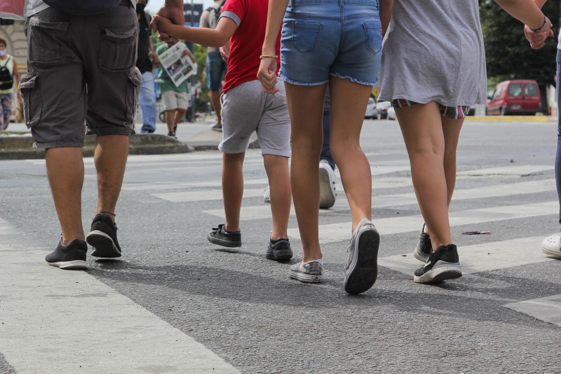 La Agencia Nacional de Seguridad Vial presentó un informe sobre la conducta de los peatones en la vía pública.