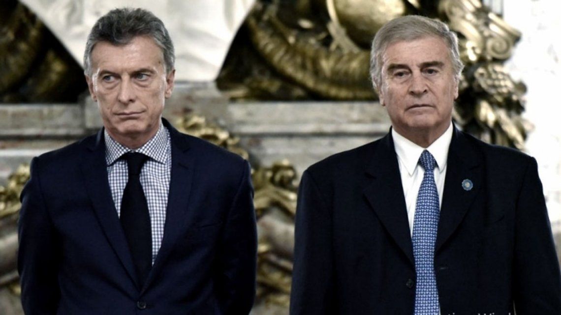 Mauricio Macri y Oscar Aguad