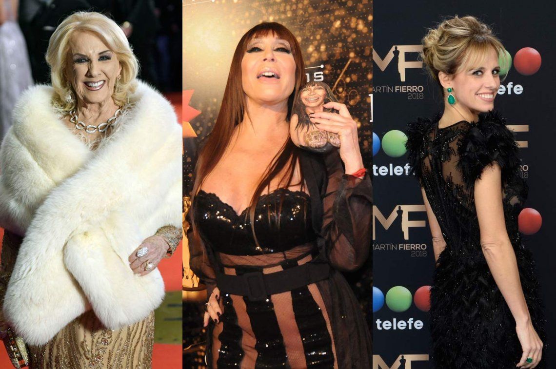 Mirtha Legrand, Mariana Fabbiani y Moria Casán anunciaron que no irán a la entrega de los premios Martín Fierro