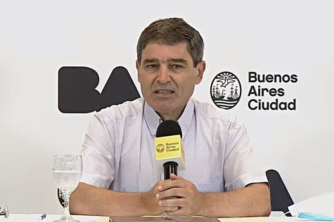 El ministro de Salud porteño Fernán Quirós. Archivo.